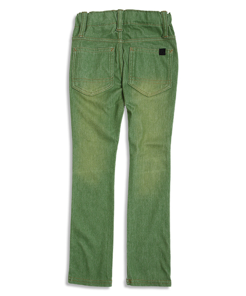 Ampersand（アンパサンド）の「デニムニットレギンス（デニムパンツ・キッズ・サーモンピンク/カーキ/オレンジ/ブルー/ブラック/ネイビー・95/140/100/120/80/90/110/130）」の20枚目の写真