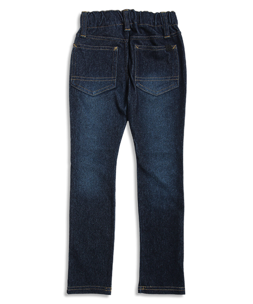 Ampersand（アンパサンド）の「デニムニットレギンス（デニムパンツ・キッズ・サーモンピンク/カーキ/オレンジ/ブルー/ブラック/ネイビー・95/140/100/120/80/90/110/130）」の21枚目の写真