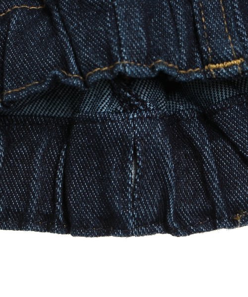 Ampersand（アンパサンド）の「デニムニットレギンス（デニムパンツ・キッズ・サーモンピンク/カーキ/オレンジ/ブルー/ブラック/ネイビー・95/140/100/120/80/90/110/130）」の9枚目の写真