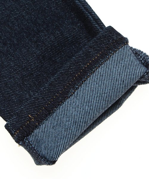 Ampersand（アンパサンド）の「デニムニットレギンス（デニムパンツ・キッズ・サーモンピンク/カーキ/オレンジ/ブルー/ブラック/ネイビー・95/140/100/120/80/90/110/130）」の12枚目の写真