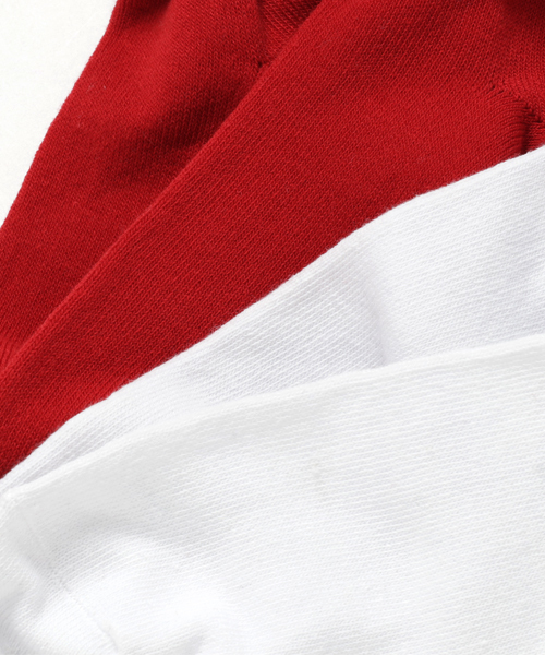 Champion（チャンピオン）の「WEGO/Champion 折り返し2Pソックス（ソックス/靴下・レディース・グレー/ブラック/レッド/ホワイト・SMALL）」の7枚目の写真