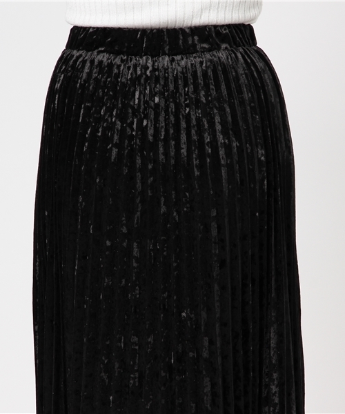 Re:EDIT（リエディ）の「[リエディ]エンビ丈ベロアプリーツスカート/ボトムス/スカート/ロング・マキシ丈（76cm～）（スカート・レディース・グレー/ブラック/ピンク/モカ/ネイビー/ワイン・MEDIUM/LARGE）」の10枚目の写真