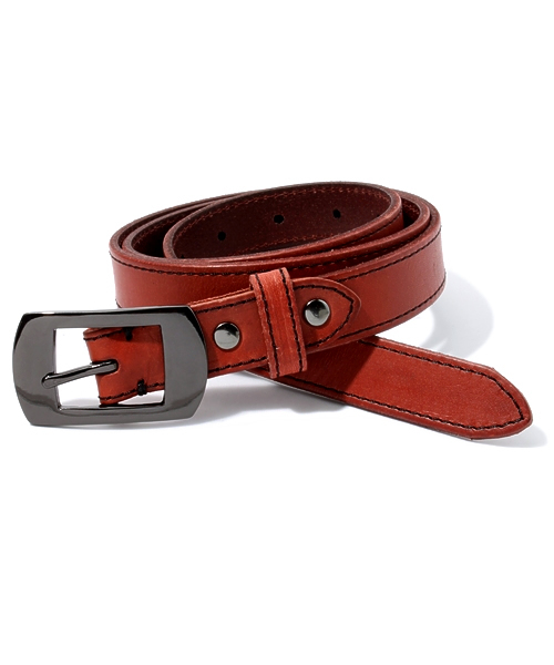 Lui's（ルイス）の「ｶﾗｰｺﾊﾞﾅﾛｰベルﾄ（ベルト・メンズ・ブラック/レッド・FREE）」の2枚目の写真