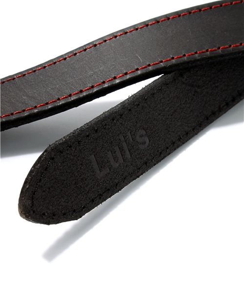 Lui's（ルイス）の「ｶﾗｰｺﾊﾞﾅﾛｰベルﾄ（ベルト・メンズ・ブラック/レッド・FREE）」の4枚目の写真