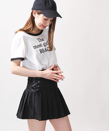 WEGO | WEGO/レースアッププリーツスカート(スカート)