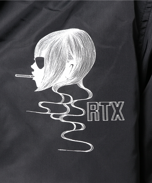 1675M【コラボ】ヒステリックグラマー×ロイヤルトラックス☆総柄ジャケット HYSTERIC GLAMOUR（ヒステリックグラマー）の「ROYAL TRUX/RTX SCRATCH