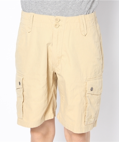 adidas Originals（アディダスオリジナルス）の「AC CARGO SHORTS カーゴショーツ（カーゴパンツ・メンズ・ブラック/ベージュ・30inch/32inch/34inch）」の5枚目の写真