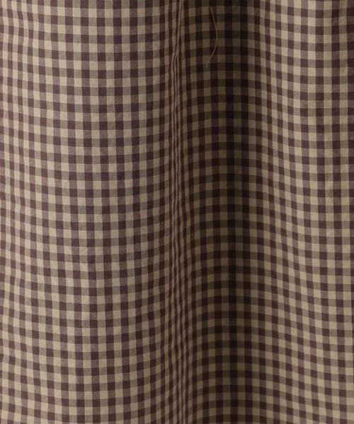 coen（コーエン）の「タイプライターギンガムチェックボタンダウンシャツ（シャツ/ブラウス・メンズ・ブラウン/ブラック/ネイビー・LARGE/MEDIUM/SMALL/X-LARGE）」の11枚目の写真