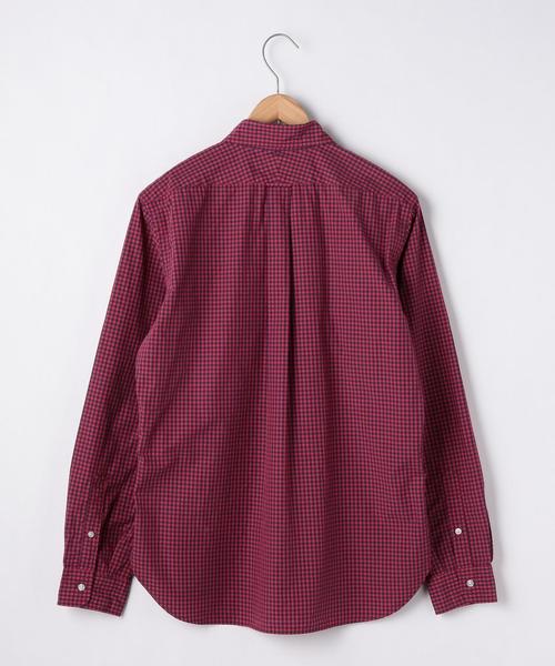 coen（コーエン）の「タイプライターギンガムチェックボタンダウンシャツ（シャツ/ブラウス・メンズ・ブラウン/ブラック/ネイビー・LARGE/MEDIUM/SMALL/X-LARGE）」の12枚目の写真