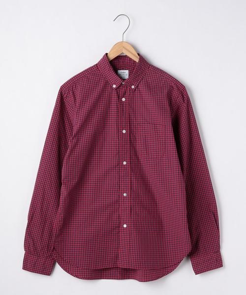 coen（コーエン）の「タイプライターギンガムチェックボタンダウンシャツ（シャツ/ブラウス・メンズ・ブラウン/ブラック/ネイビー・LARGE/MEDIUM/SMALL/X-LARGE）」の14枚目の写真