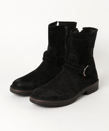 【BOEMOS】×【Natural Born Addiction】　エンジニアブーツ　ベロア