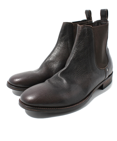 NANO universe(ナノユニバース)の「BOEMOS/アンティークレザーサイドゴア(ブーツ・メンズ・ブラック/ブラウン/キャメル・40/41/42/43)」の13枚目の写真