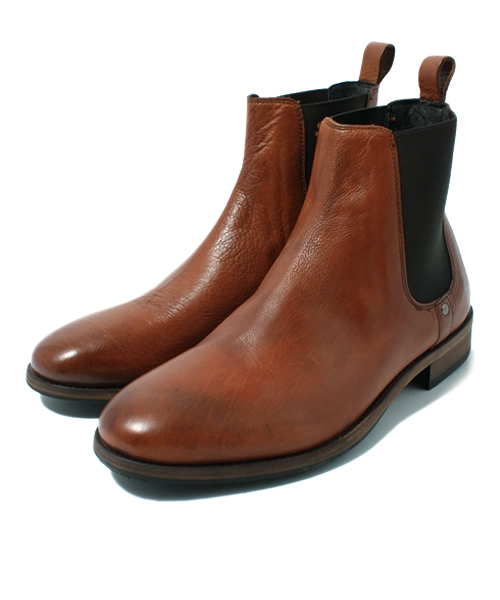 NANO universe(ナノユニバース)の「BOEMOS/アンティークレザーサイドゴア(ブーツ・メンズ・ブラック/ブラウン/キャメル・40/41/42/43)」の14枚目の写真