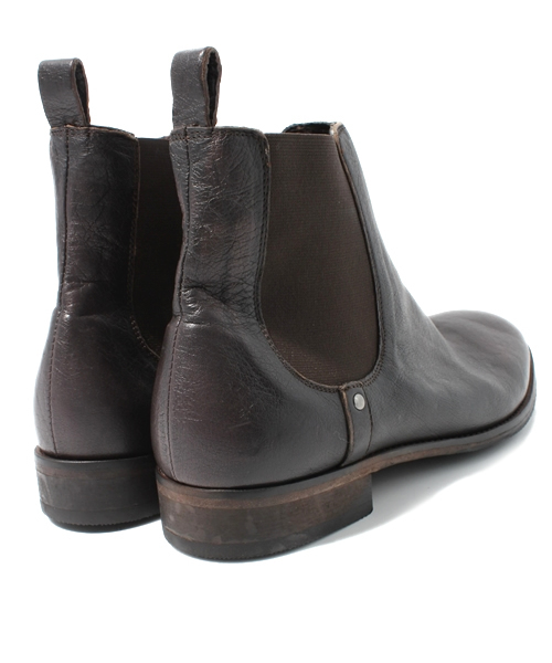 NANO universe(ナノユニバース)の「BOEMOS/アンティークレザーサイドゴア(ブーツ・メンズ・ブラック/ブラウン/キャメル・40/41/42/43)」の6枚目の写真