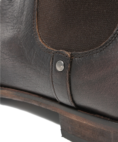 NANO universe(ナノユニバース)の「BOEMOS/アンティークレザーサイドゴア(ブーツ・メンズ・ブラック/ブラウン/キャメル・40/41/42/43)」の9枚目の写真