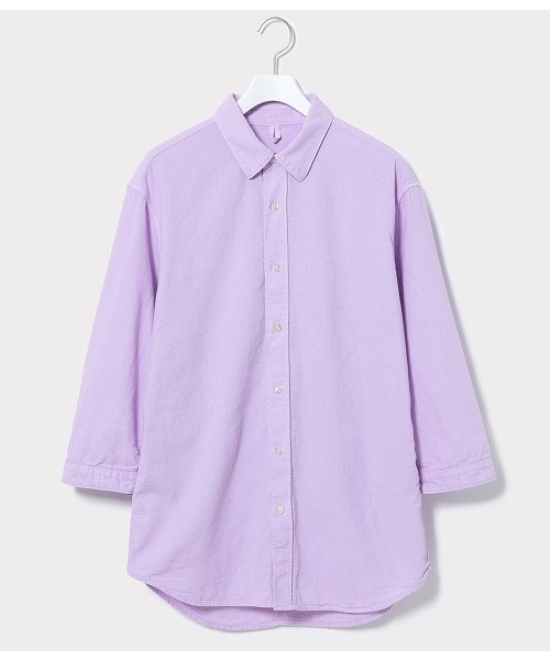 ADAM ET ROPE'（アダムエロペ）の「PANAMAシャツ(7分袖)（シャツ/ブラウス・メンズ・ホワイト/サックスブルー/ラベンダー/ネイビー・S/M/L）」の21枚目の写真