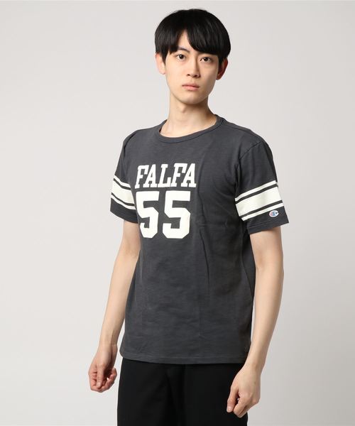 Champion(チャンピオン)の「【Champion/チャンピオン】メンズ ロチェスター フットボールTシャツ(Tシャツ/カットソー・メンズ・ブラック/オフホワイト/レッド/ネイビー/グレー・LARGE/MEDIUM)」の3枚目の写真