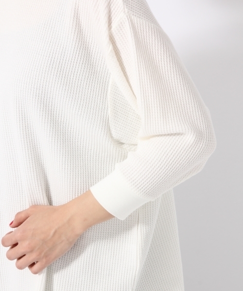 LOWRYS FARM(ローリーズファーム)の「ワッフルPO/5S 796185(Tシャツ/カットソー・レディース・ホワイト/ブラック/グレー/ブラウン・LARGE/MEDIUM)」の13枚目の写真