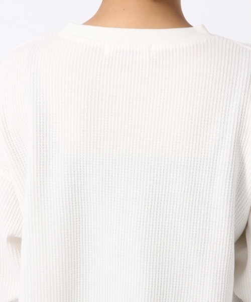 LOWRYS FARM(ローリーズファーム)の「ワッフルPO/5S 796185(Tシャツ/カットソー・レディース・ホワイト/ブラック/グレー/ブラウン・LARGE/MEDIUM)」の15枚目の写真