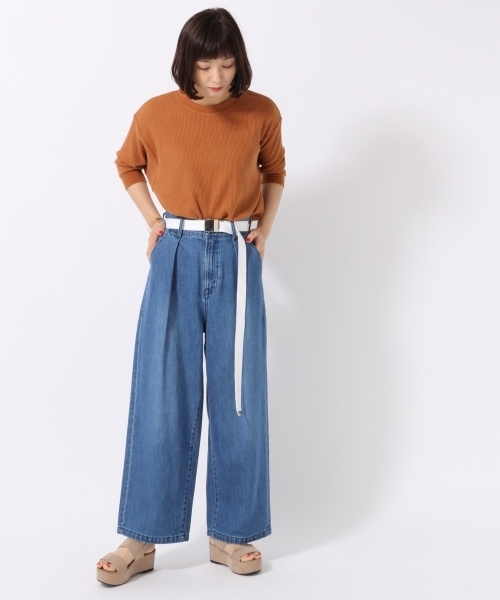 LOWRYS FARM(ローリーズファーム)の「ワッフルPO/5S 796185(Tシャツ/カットソー・レディース・ホワイト/ブラック/グレー/ブラウン・LARGE/MEDIUM)」の16枚目の写真