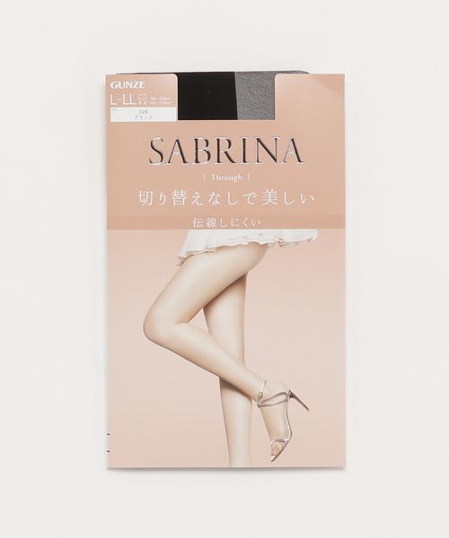 SABRINA(サブリナ)の「【SABRINA】伝線しにくい ストッキング 「スルー」(タイツ/ストッキング・レディース・ブラック/ベージュ/ナチュラル/ベージュ系その他4・L~LL/M~L)」の1枚目の写真