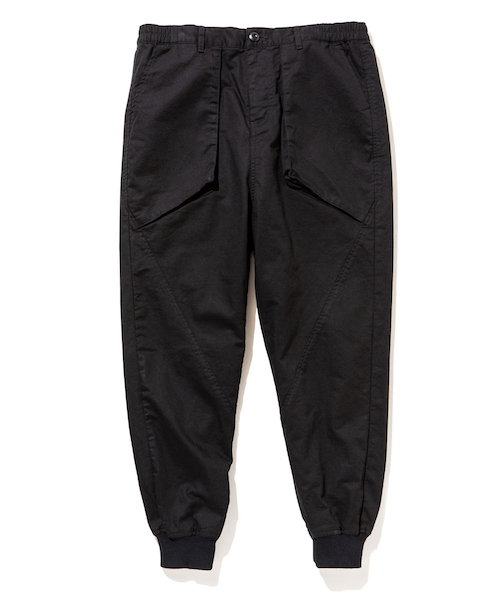rehacer(レアセル)の「rehacer : Joint Rib Soft Sarouel Pants Made in Japan / ジョイント リブ ソフト サルエル パンツ メイドインジャパン(チノパンツ・メンズ・ブラック/カーキ・SMALL/MEDIUM/LARGE)」の4枚目の写真