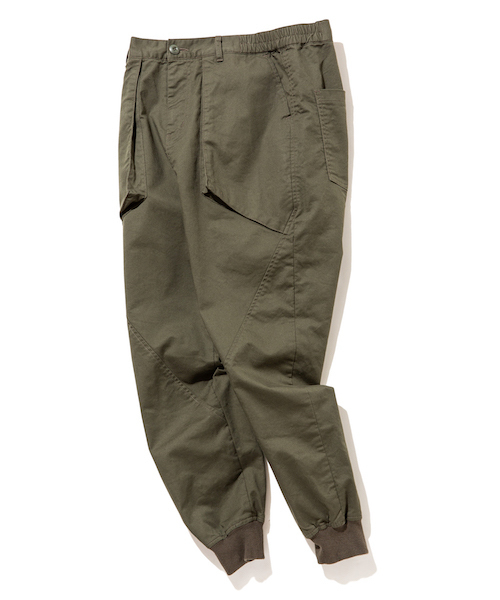 rehacer(レアセル)の「rehacer : Joint Rib Soft Sarouel Pants Made in Japan / ジョイント リブ ソフト サルエル パンツ メイドインジャパン(チノパンツ・メンズ・ブラック/カーキ・SMALL/MEDIUM/LARGE)」の13枚目の写真