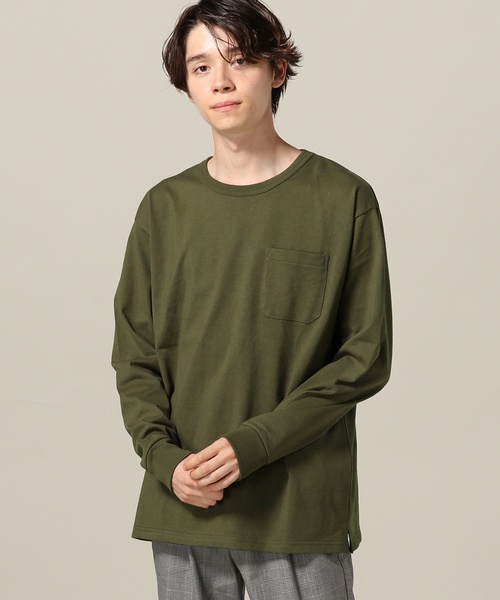 JOINT WORKS(ジョイントワークス)の「B-ドツメテンジクロングTシャツ(Tシャツ/カットソー・メンズ・ホワイト/ブラック/ネイビー/ボルドー/グリーン系その他/イエロー・LARGE/MEDIUM)」の4枚目の写真