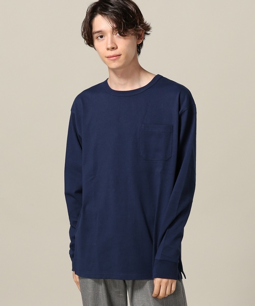 JOINT WORKS(ジョイントワークス)の「B-ドツメテンジクロングTシャツ(Tシャツ/カットソー・メンズ・ホワイト/ブラック/ネイビー/ボルドー/グリーン系その他/イエロー・LARGE/MEDIUM)」の1枚目の写真