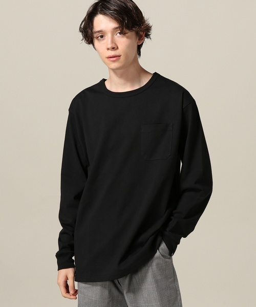 JOINT WORKS(ジョイントワークス)の「B-ドツメテンジクロングTシャツ(Tシャツ/カットソー・メンズ・ホワイト/ブラック/ネイビー/ボルドー/グリーン系その他/イエロー・LARGE/MEDIUM)」の3枚目の写真