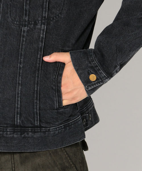 Lee（リー）の「Lee: 【RIDER】 G-ジャケット（デニムジャケット・メンズ・ブラック/ブルー・SMALL/MEDIUM/LARGE）」の13枚目の写真