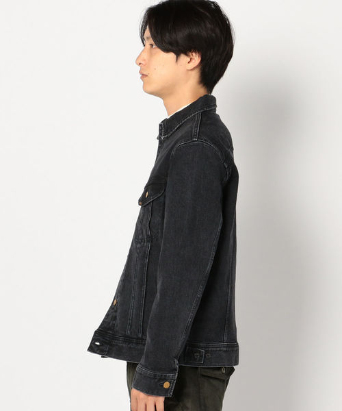 Lee（リー）の「Lee: 【RIDER】 G-ジャケット（デニムジャケット・メンズ・ブラック/ブルー・SMALL/MEDIUM/LARGE）」の3枚目の写真