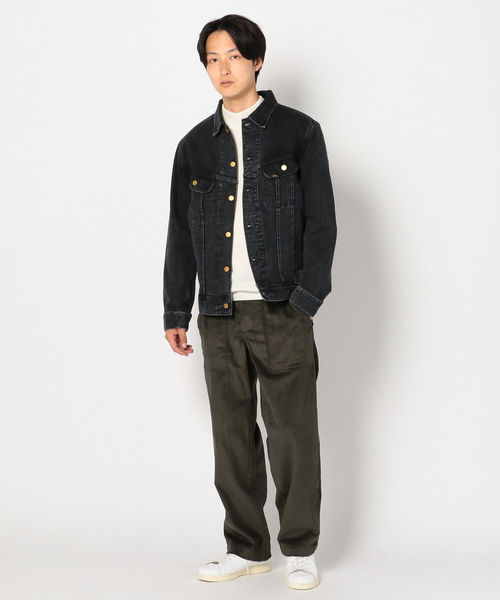 Lee（リー）の「Lee: 【RIDER】 G-ジャケット（デニムジャケット・メンズ・ブラック/ブルー・SMALL/MEDIUM/LARGE）」の4枚目の写真