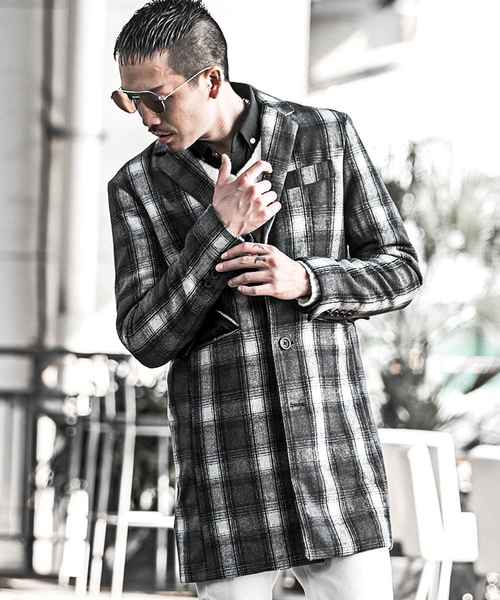 JOKER（ジョーカー）の「メルトンチェスターコート（ダウンジャケット/コート・メンズ・キャメル/ネイビー/チャコール/その他/ワイン/その他1/グレー/ブラック・M/S/L/LL）」の7枚目の写真