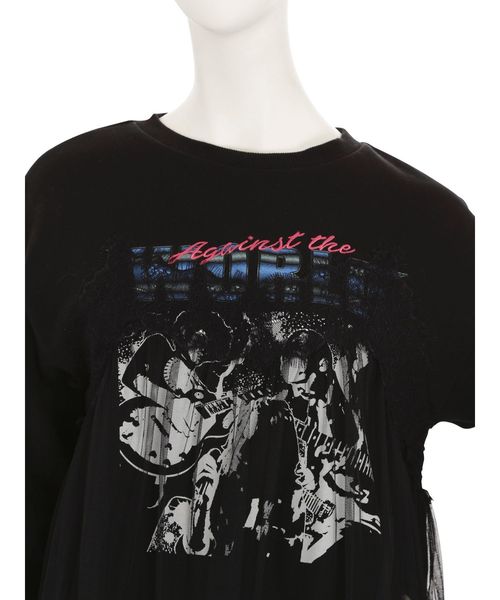 jouetie（ジュエティ）の「リメイクロックワンピース（ワンピース・レディース・ブラック/パープル/グレー・MEDIUM）」の14枚目の写真