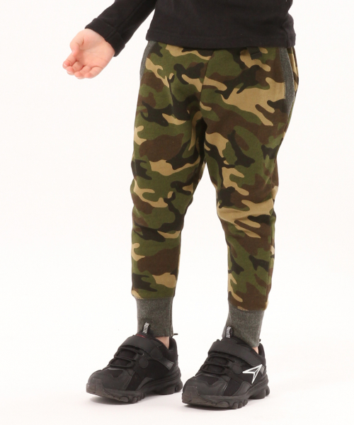 GLOBAL WORK（グローバルワーク）の「【キッズ】スゴ楽カットリブパンツ/819482（その他パンツ・キッズ・ベージュ/カーキ/ブラック/グレー・LARGE/XX-LARGE/X-LARGE/MEDIUM/SMALL）」の4枚目の写真