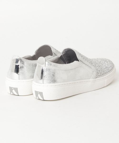 SKECHERS(スケッチャーズ)の「SKECHERS/スケッチャーズ GOLDIE/ゴールディー(スリッポン・レディース・シルバー/ブラック・23.5cm/24cm/24.5cm/25cm/23cm)」の3枚目の写真