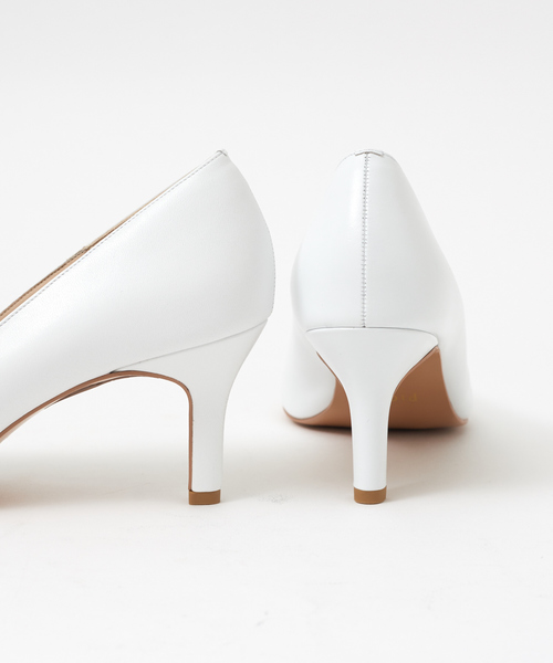 PICHE ABAHOUSE(ピシェ アバハウス)の「【最高パンプス】美脚×快適fluffy fitコンビパンプス(パンプス・レディース・ホワイト/ブラック/ピンクベージュ・34/35/36/37/38/39/40)」の13枚目の写真