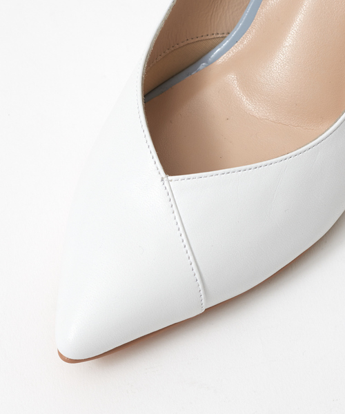 PICHE ABAHOUSE(ピシェ アバハウス)の「【最高パンプス】美脚×快適fluffy fitコンビパンプス(パンプス・レディース・ホワイト/ブラック/ピンクベージュ・34/35/36/37/38/39/40)」の10枚目の写真