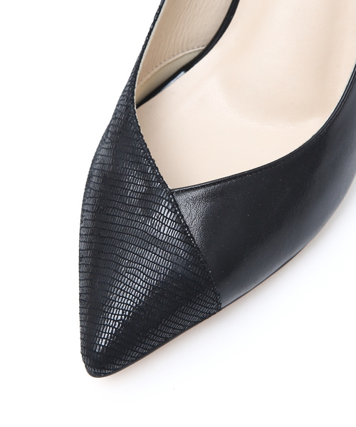 PICHE ABAHOUSE(ピシェ アバハウス)の「【最高パンプス】美脚×快適fluffy fitコンビパンプス(パンプス・レディース・ホワイト/ブラック/ピンクベージュ・34/35/36/37/38/39/40)」の9枚目の写真