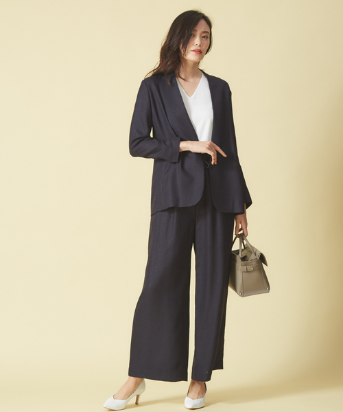 PICHE ABAHOUSE(ピシェ アバハウス)の「【最高パンプス】美脚×快適fluffy fitコンビパンプス(パンプス・レディース・ホワイト/ブラック/ピンクベージュ・34/35/36/37/38/39/40)」の5枚目の写真