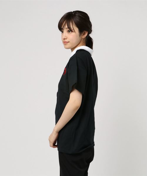 WC(ダブル シー)の「WC/ザウルス襟付きTシャツ(Tシャツ/カットソー・レディース・オレンジ/ブラック/ピンク/パープル・FREE)」の6枚目の写真