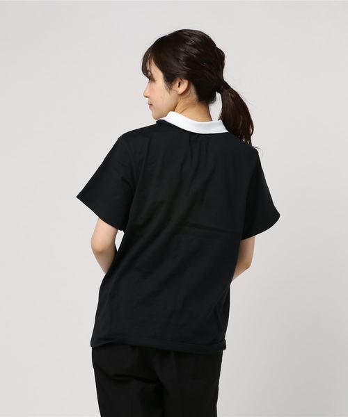 WC(ダブル シー)の「WC/ザウルス襟付きTシャツ(Tシャツ/カットソー・レディース・オレンジ/ブラック/ピンク/パープル・FREE)」の5枚目の写真