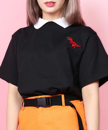 WC/ザウルス襟付きTシャツ