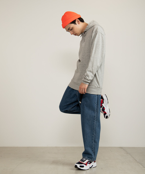 WEGO（ウィゴー）の「WEGO/ミニマムシンプルロゴプリントプルパーカー（パーカー・メンズ・ホワイト/杢グレー/ライトピンク・SMALL/MEDIUM/LARGE）」の11枚目の写真