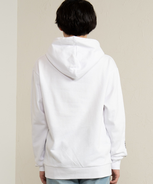 WEGO（ウィゴー）の「WEGO/ミニマムシンプルロゴプリントプルパーカー（パーカー・メンズ・ホワイト/杢グレー/ライトピンク・SMALL/MEDIUM/LARGE）」の20枚目の写真