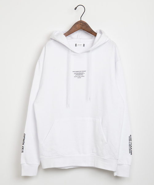 WEGO（ウィゴー）の「WEGO/ミニマムシンプルロゴプリントプルパーカー（パーカー・メンズ・ホワイト/杢グレー/ライトピンク・SMALL/MEDIUM/LARGE）」の21枚目の写真