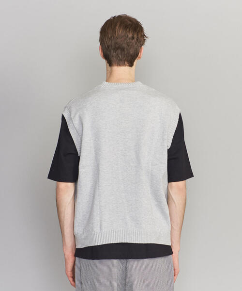 BEAUTY&YOUTH UNITED ARROWS（ビューティーアンドユースユナイテッドアローズ）の「【WEB限定】 by コットン ワイド ベスト（ベスト・メンズ・ネイビー/グレー・S/M/L）」の8枚目の写真