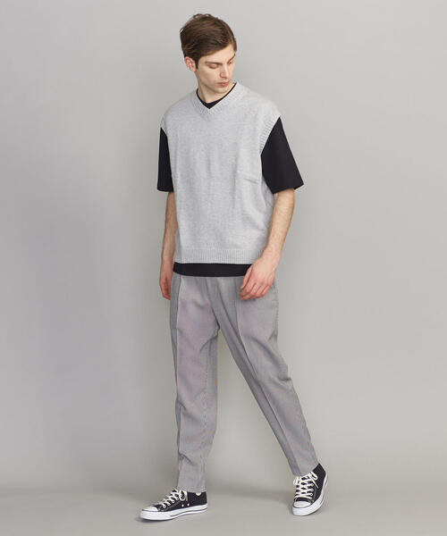 BEAUTY&YOUTH UNITED ARROWS（ビューティーアンドユースユナイテッドアローズ）の「【WEB限定】 by コットン ワイド ベスト（ベスト・メンズ・ネイビー/グレー・S/M/L）」の7枚目の写真