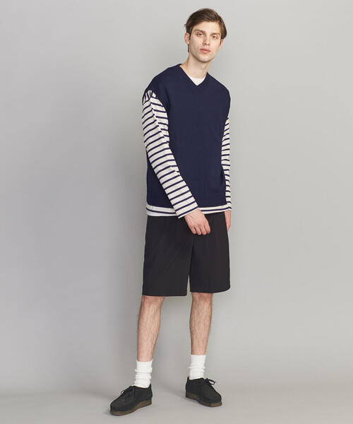 BEAUTY&YOUTH UNITED ARROWS（ビューティーアンドユースユナイテッドアローズ）の「【WEB限定】 by コットン ワイド ベスト（ベスト・メンズ・ネイビー/グレー・S/M/L）」の5枚目の写真